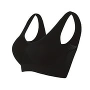VerPetridure Clearance Sports Bras for Women High Support Seamless Padded Low Impact Workout Bra for Yoga Fitness Comfy Soft Everyday Sleep Activewear Bras